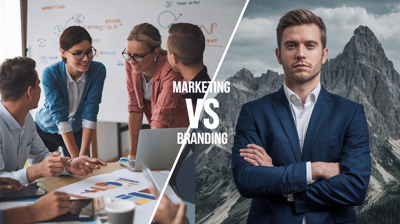 5 differences between marketing and Branding